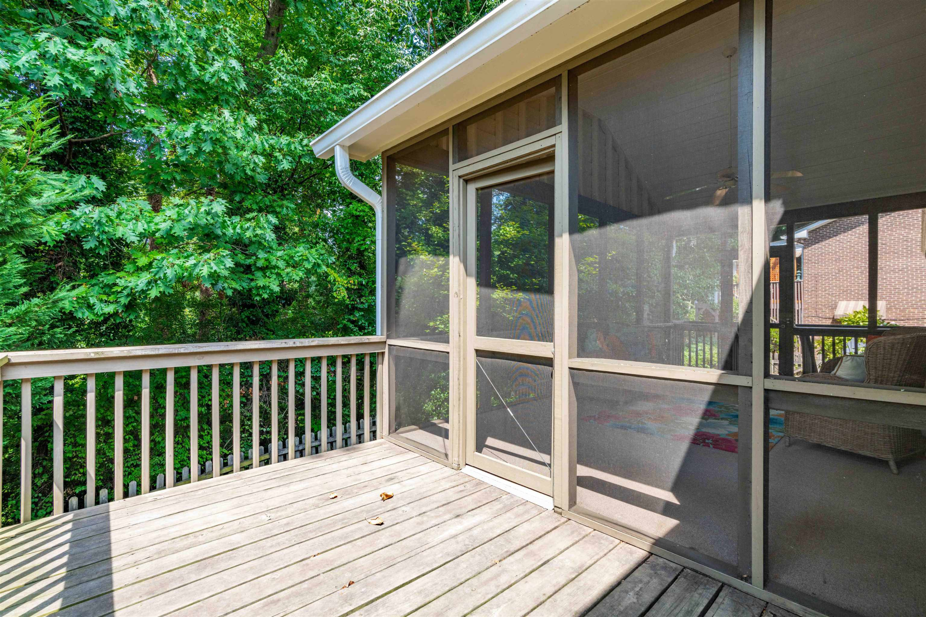 3013 Rue Sans Famille Raleigh, NC 27607 - Photo 13 of 16 a balcony with wooden floor