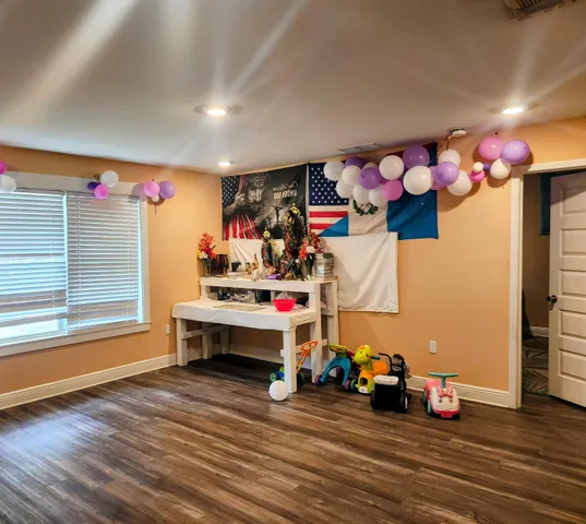 a view of a room with toys and toys
