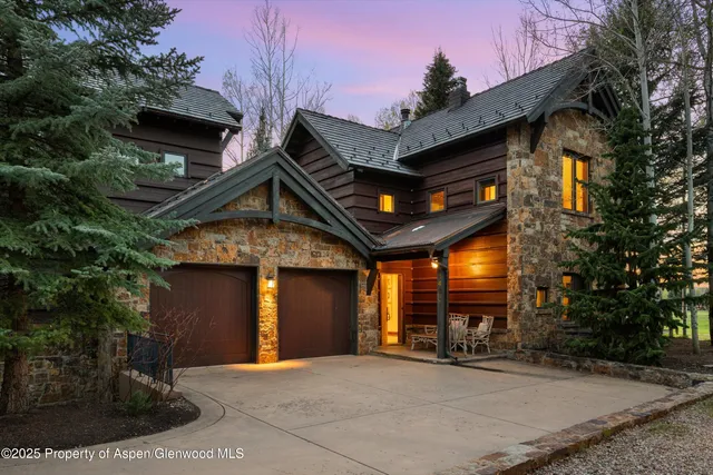 a living room with furniture a fireplace and a floor to ceiling window