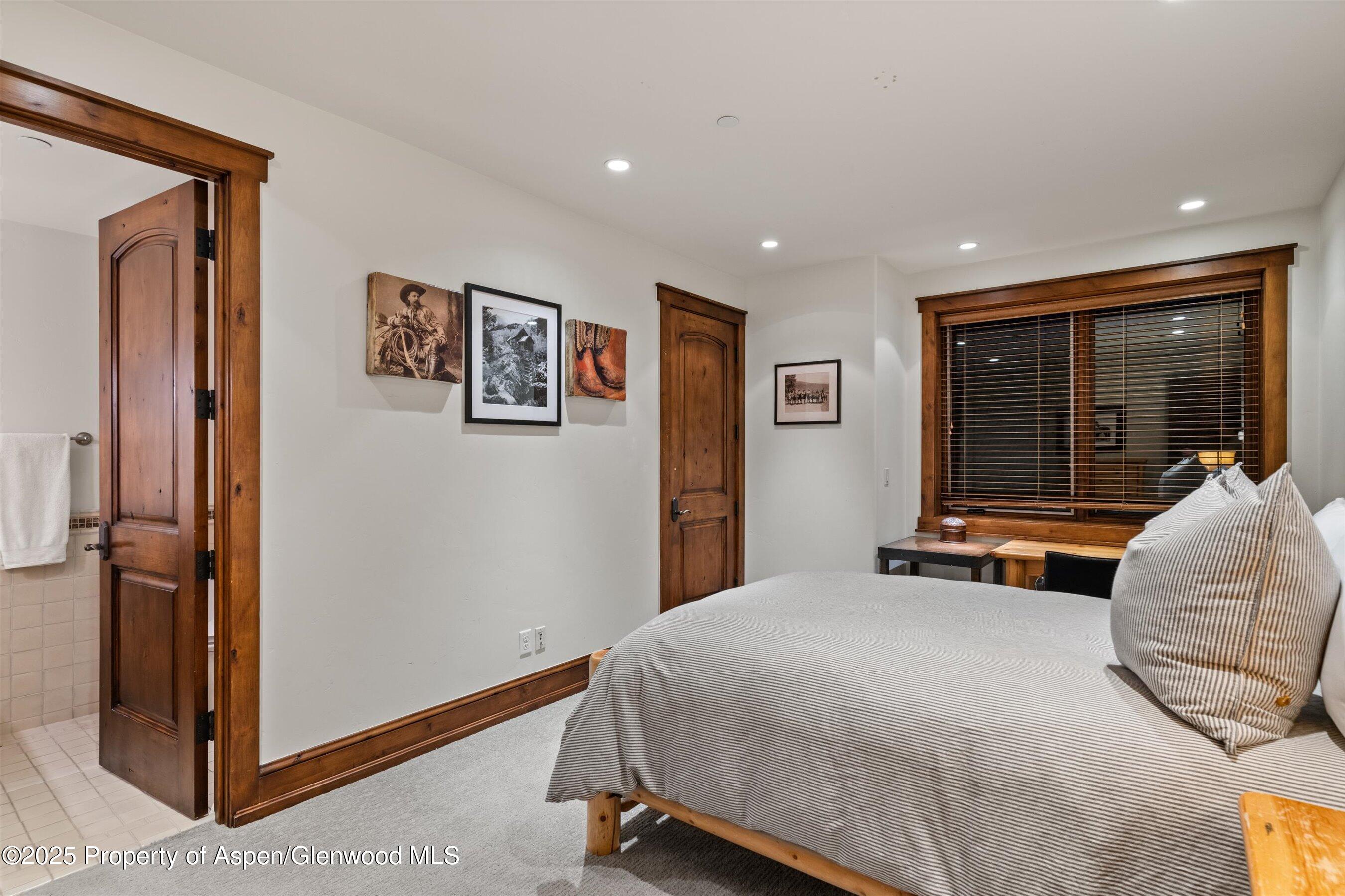 1430 Sierra Vista Drive Aspen, CO 81611 - Photo 17 of 57 a bedroom with bed and furniture