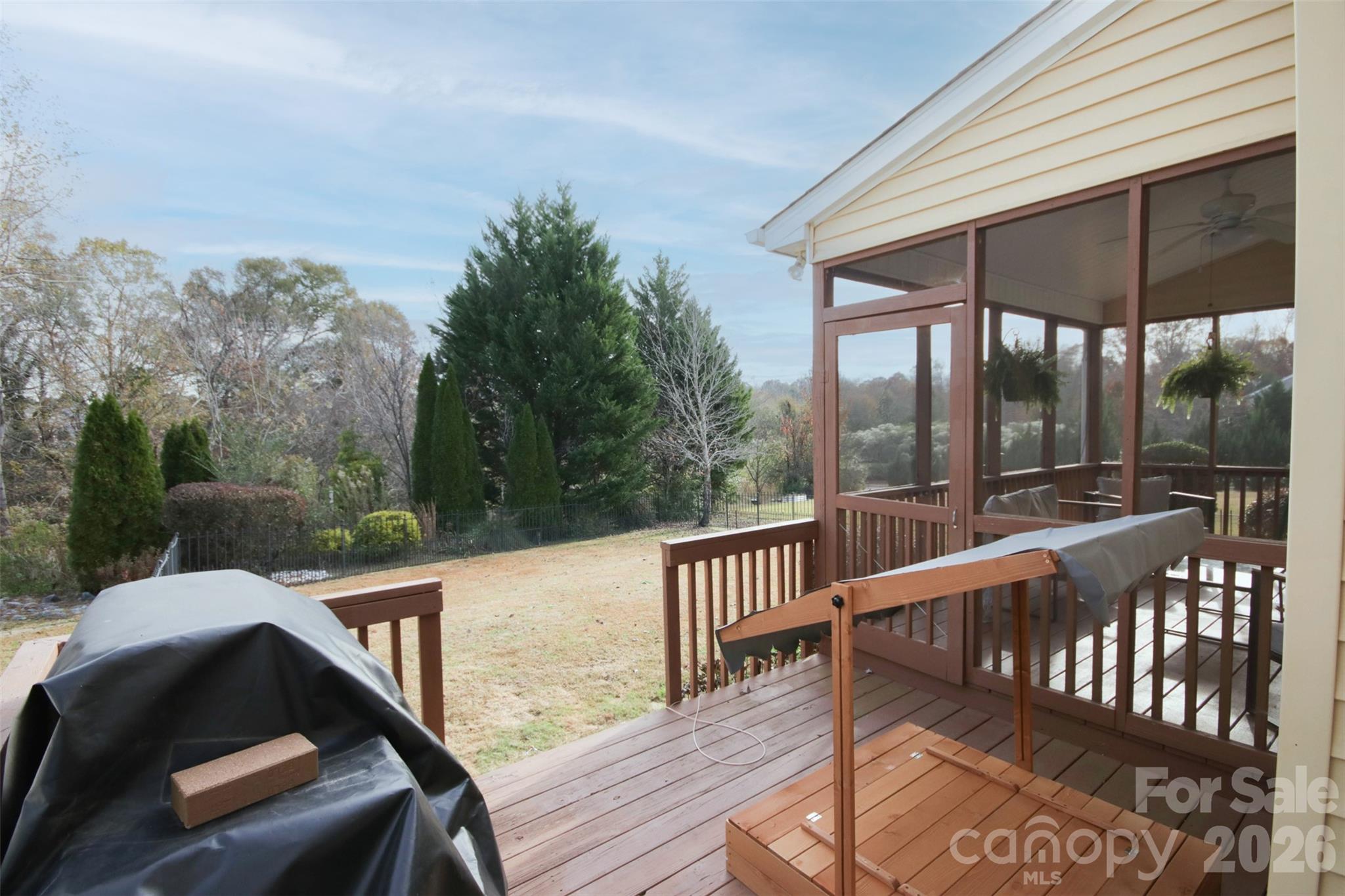 4030 Sunset Ridge Drive Rock Hill, SC 29732 - Photo 38 of 39 a view of a roof deck with wooden floor and fence