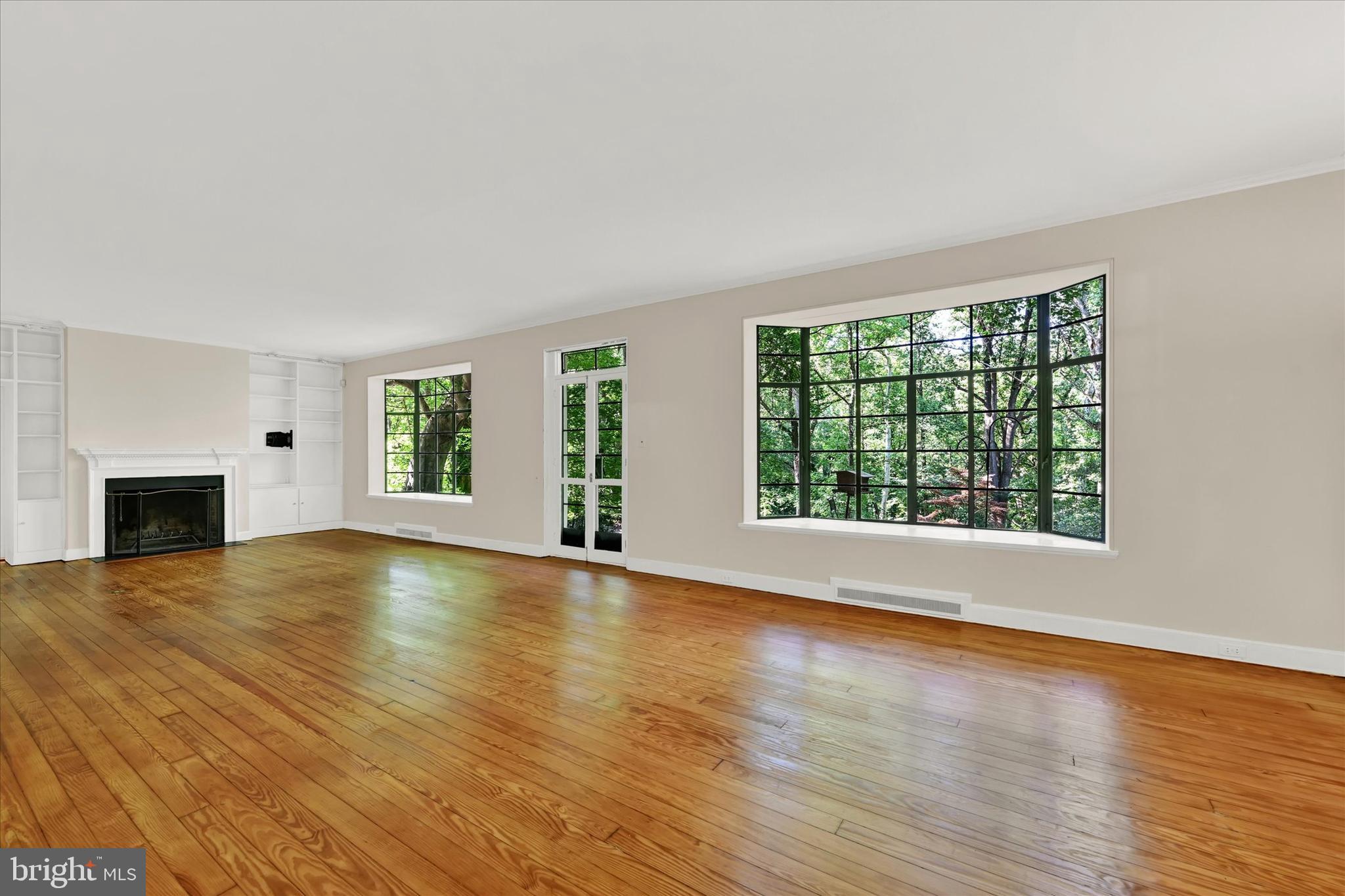 915 Rolandvue Road Towson, MD 21204 - Photo 21 of 28 Living Room with Wood Burning Fireplace