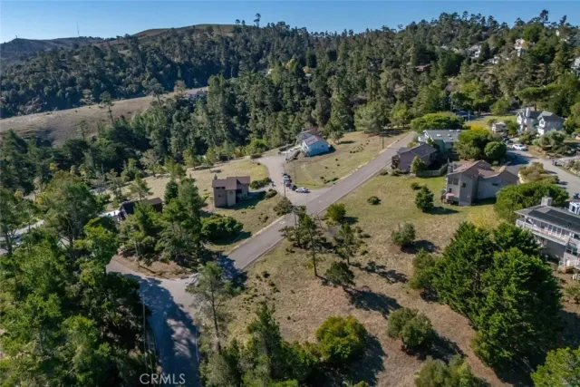 an aerial view of residential house with outdoor space