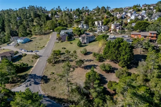an aerial view of residential house with outdoor space
