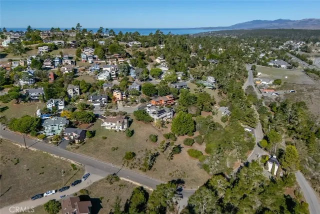 an aerial view of residential house with outdoor space