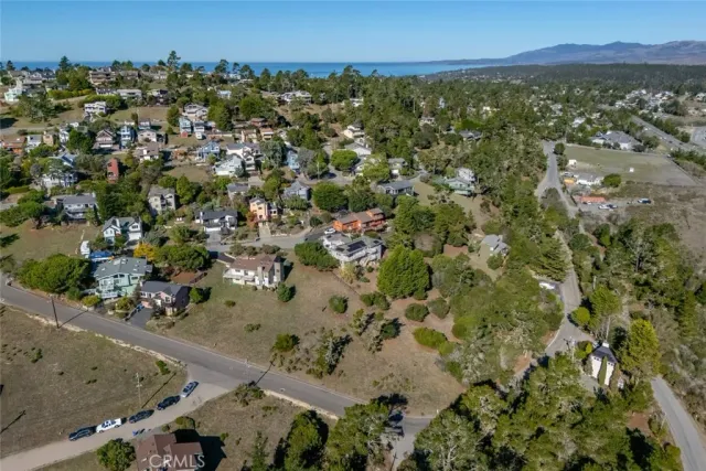 an aerial view of residential house with outdoor space