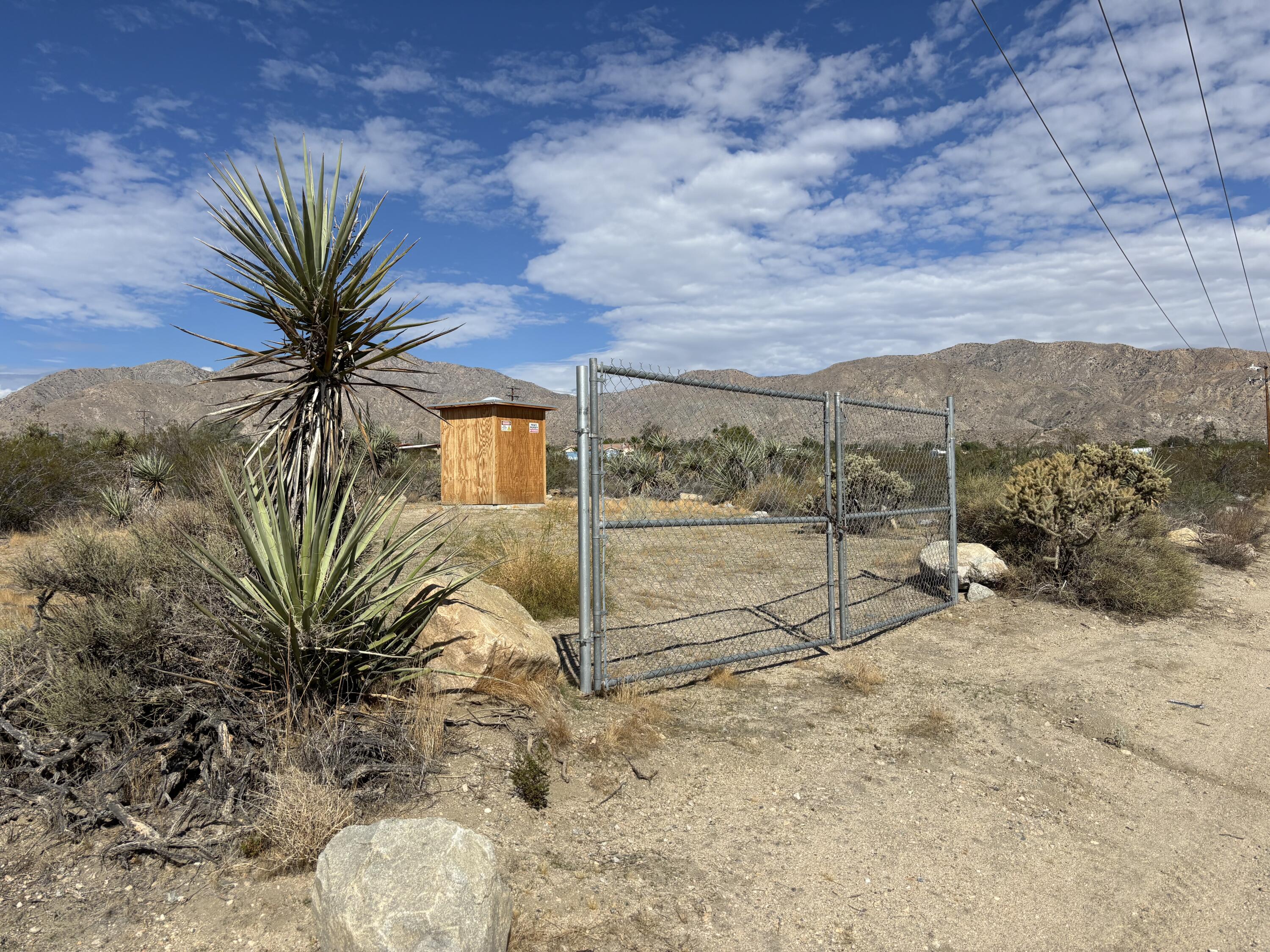 9792 Fobes Road Morongo Valley, CA 92256 - Photo 1 of 3 a view of a backyard