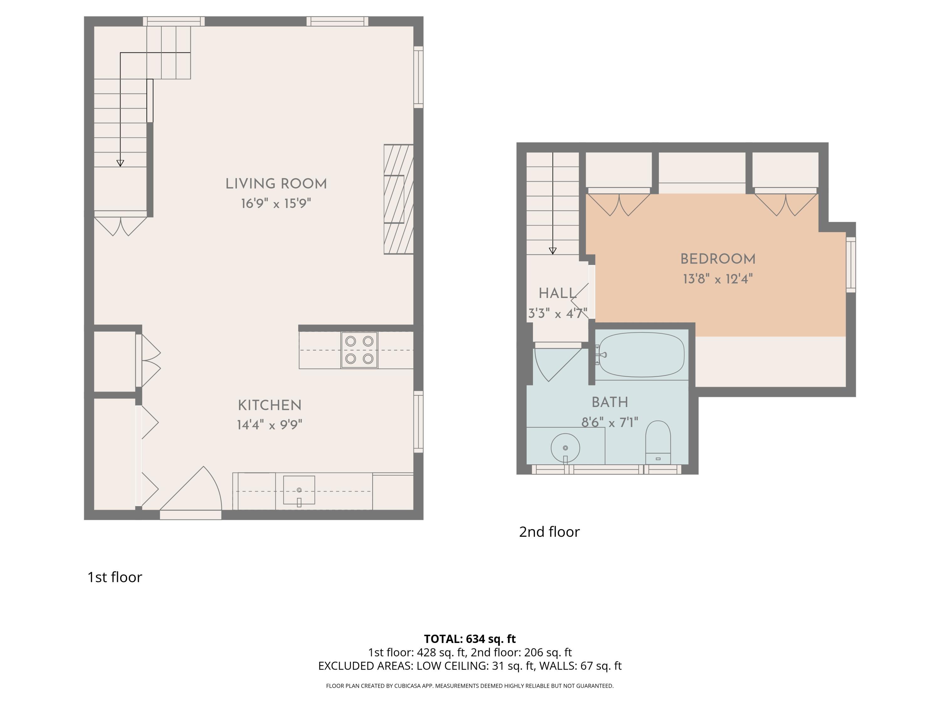 68 Pleasant Street Portland, ME 04101 - Photo 44 of 45 Unit 3 floor plan