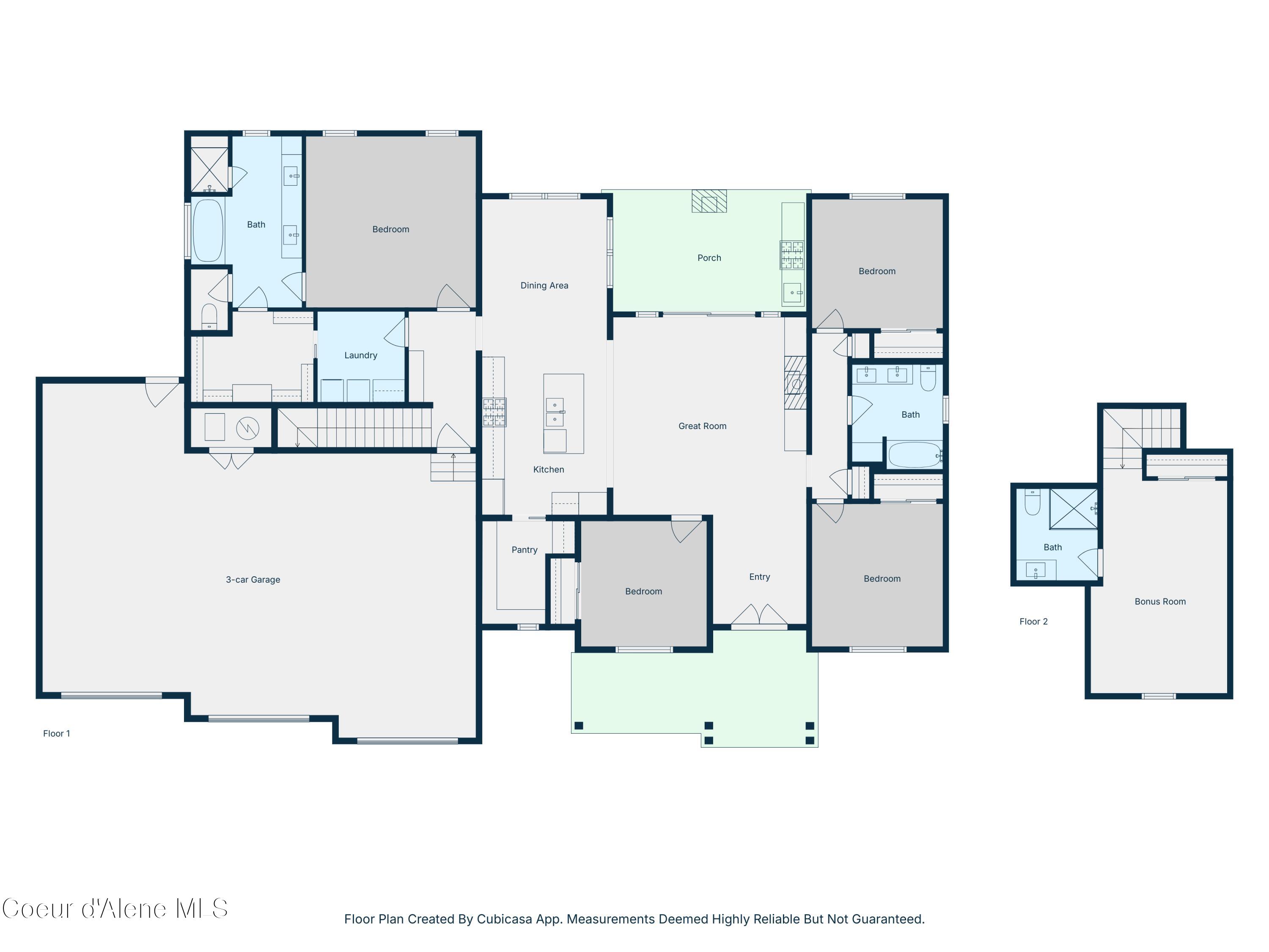 5 Ellington Court Rathdrum, ID 83858 - Photo 19 of 19 2480 Floorplan
