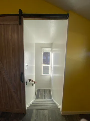 a view of front door with a door