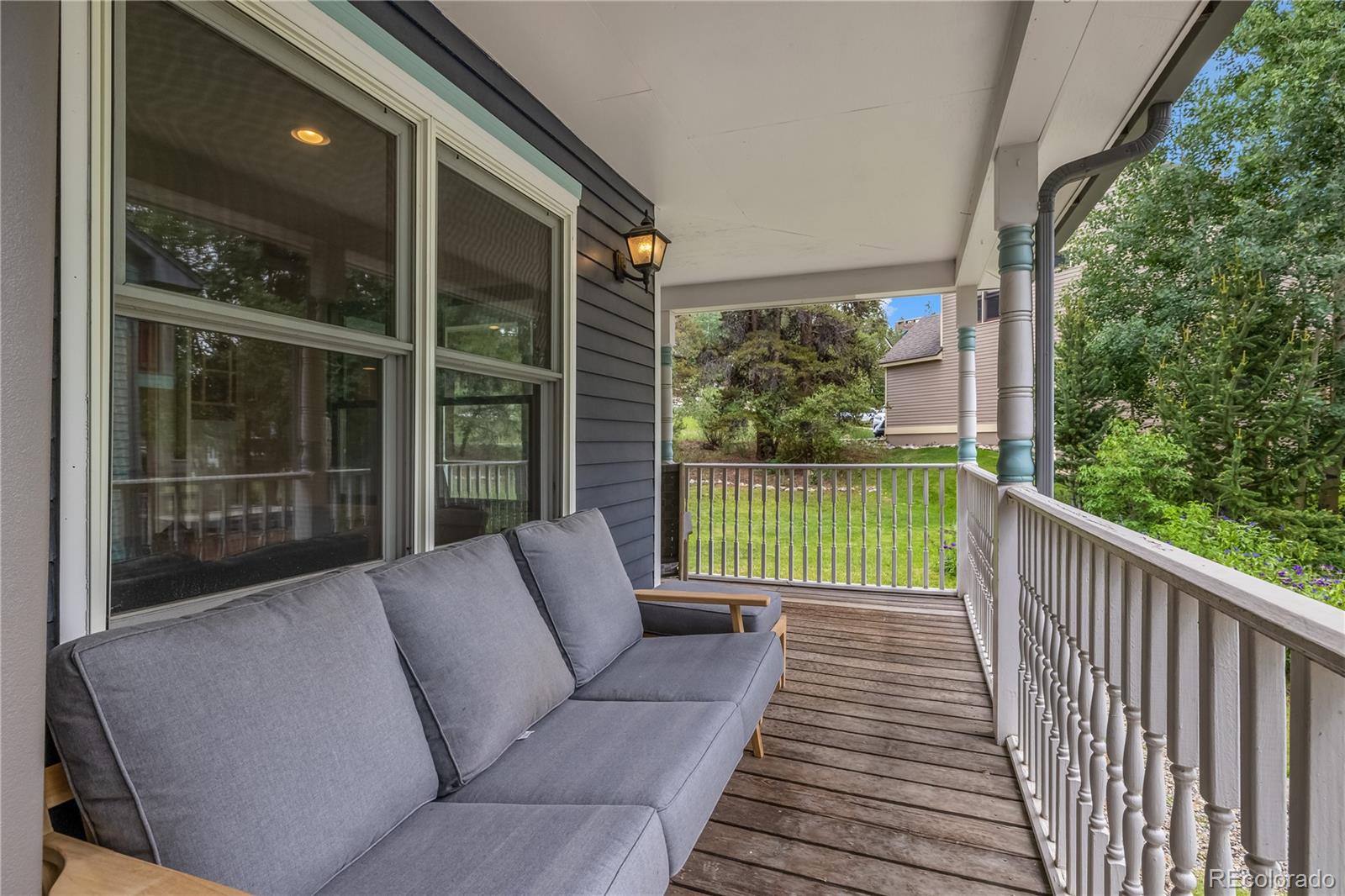 196 Wellington Road Breckenridge, CO 80424 - Photo 29 of 45 a balcony with furniture and garden view