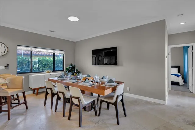 a bedroom with a bed and a lamp