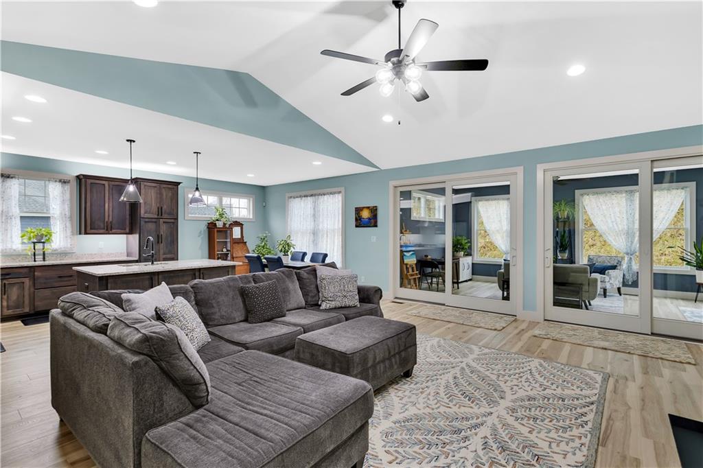 1316 South S Valley Export, PA 15632 - Photo 4 of 42 a living room with furniture and a chandelier