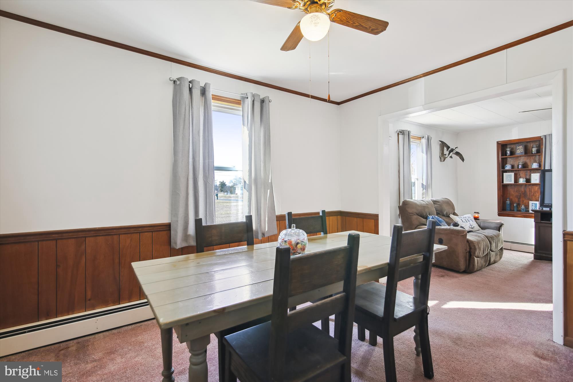 702 Camp Road Denton, MD 21629 - Photo 9 of 52 w/ ceiling fan, paneling & chair rail