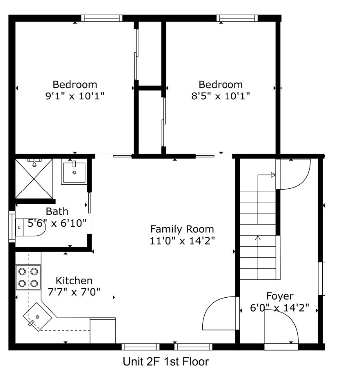 66 Jefferson Avenue, Unit 2F Pawtucket, RI 02860 - Photo 4 of 12