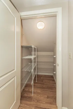 a view of a backyard with ceiling fan