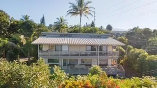 a view of a house with a patio