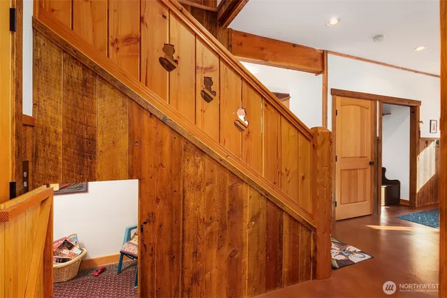 a room with storage and utility