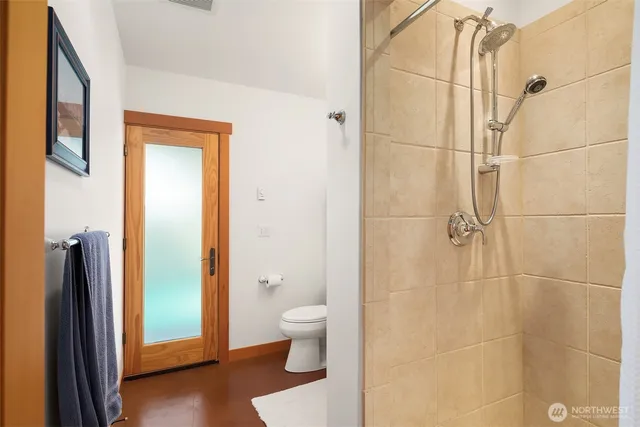 a swimming pool with outdoor seating and yard