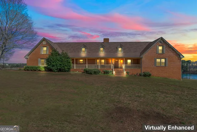 a view of a house with a street