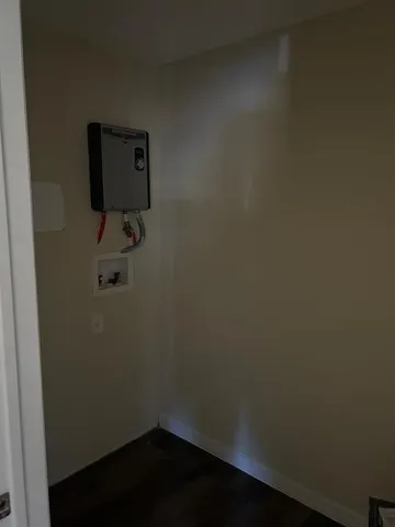 a small space with a window