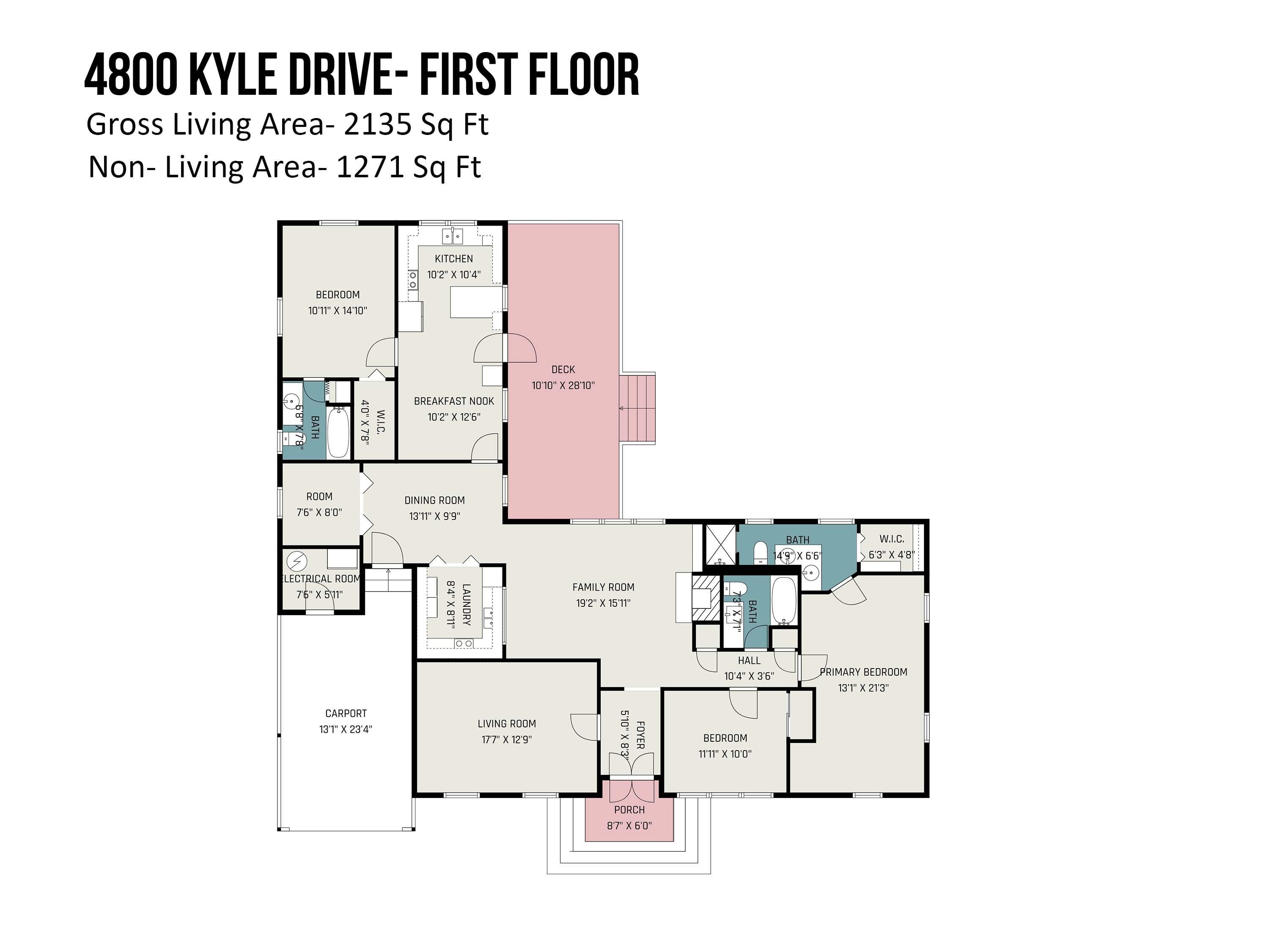 4800 Kyle Drive Raleigh, NC 27616 - Photo 35 of 36 a picture of a floor plan