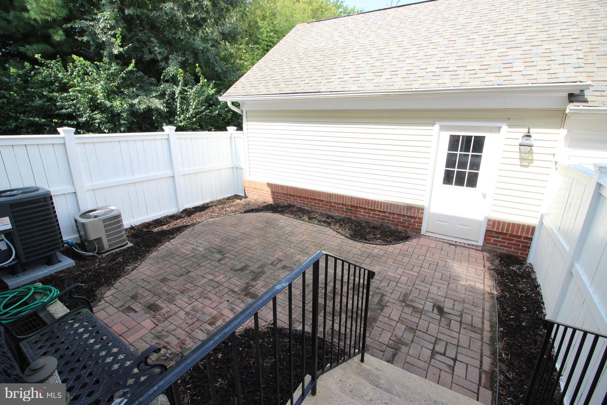 23612 Public House Road Clarksburg, MD 20871 - Photo 28 of 30 Exterior (Rear)- Patio - NEW AC UNIT
