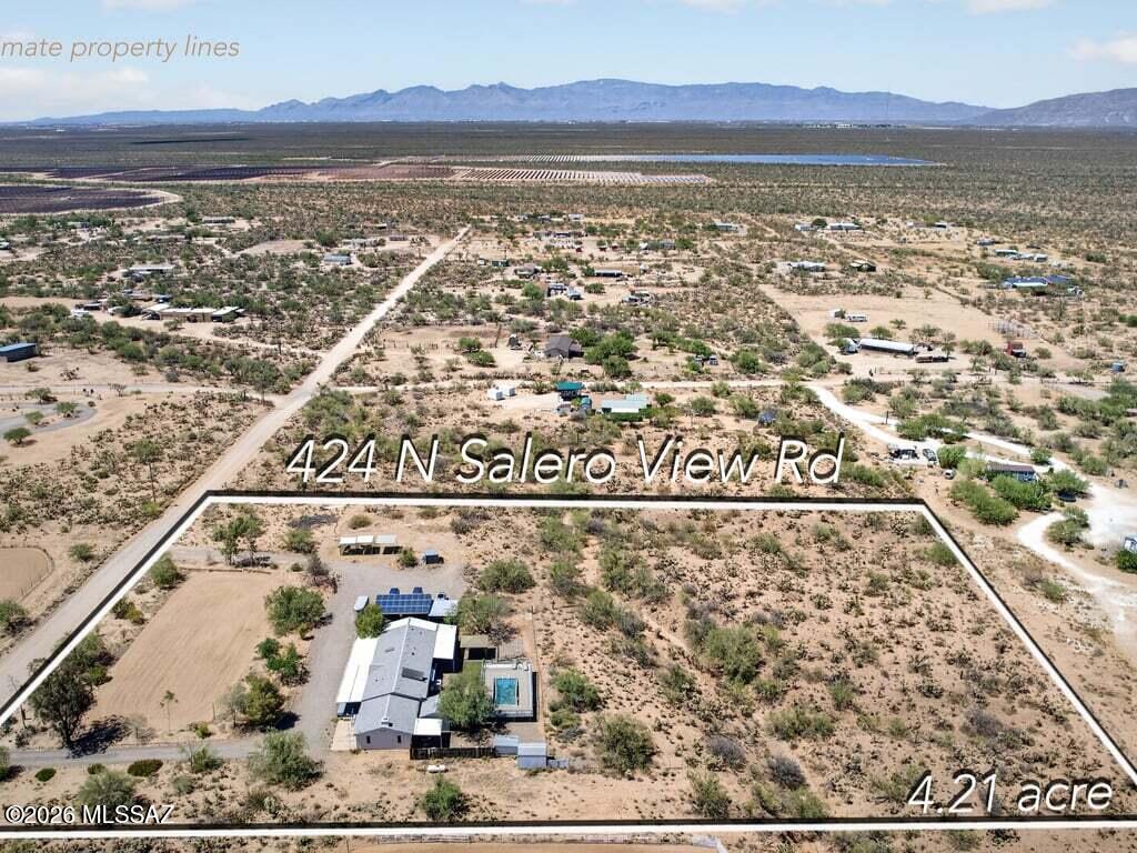 424 North Salero View Road Vail, AZ 85641 - Photo 30 of 35 Approximate Property Lines Only