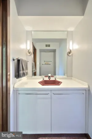 a view of a street with an ocean view