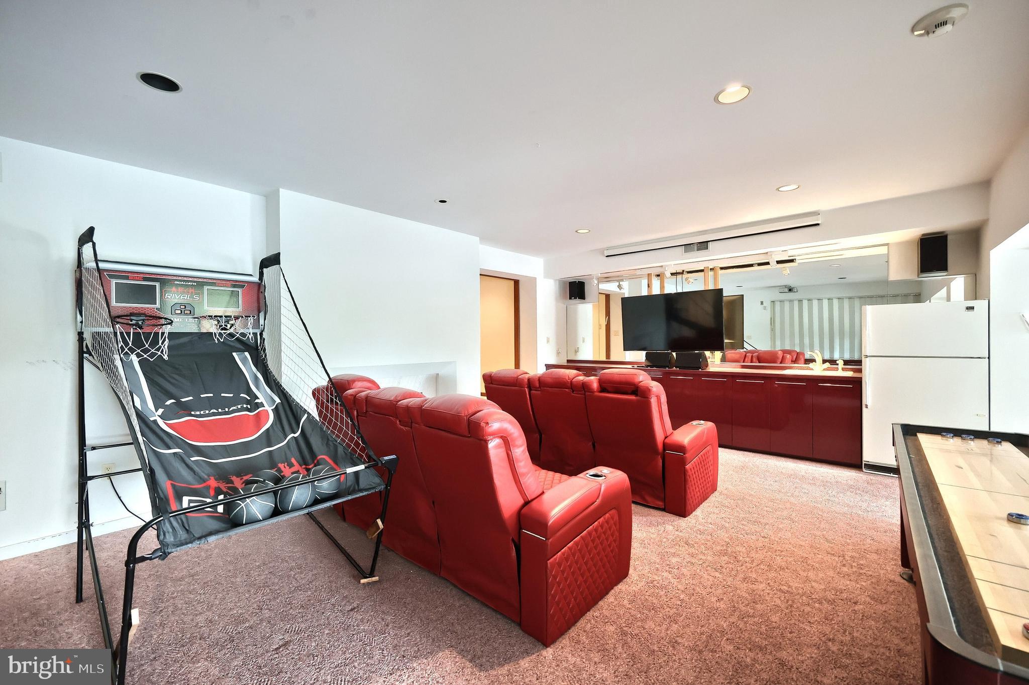174 Springhouse Lane Spring Grove, PA 17362 - Photo 79 of 95 a living room with furniture a mirror and a flat screen tv