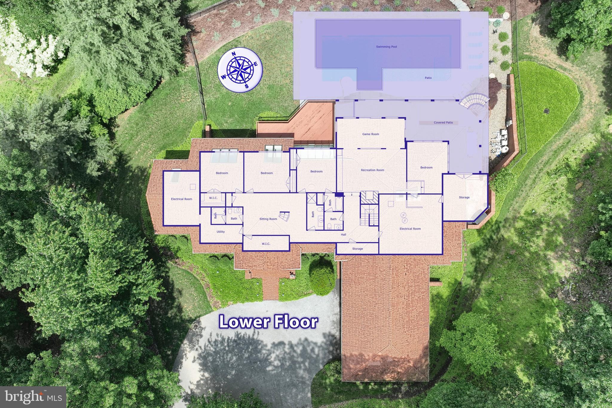 174 Springhouse Lane Spring Grove, PA 17362 - Photo 93 of 95 an aerial view of a house with a yard and garden