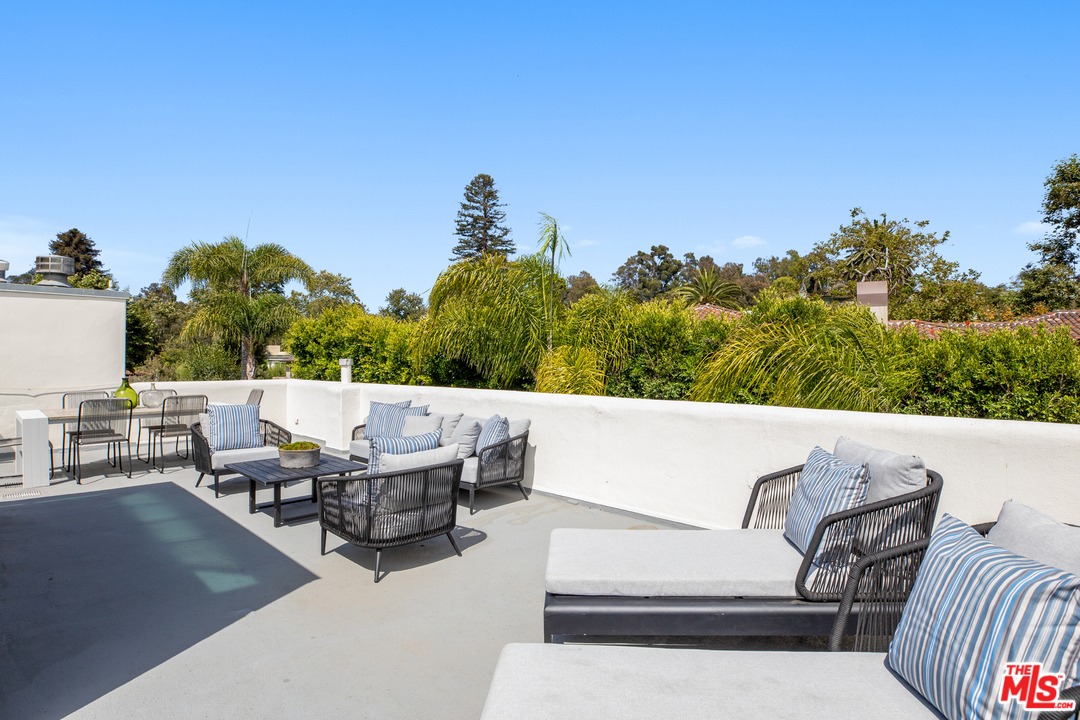 640 East Channel Road Santa Monica, CA 90402 - Photo 31 of 45 a view of sitting area with furniture and outdoor space