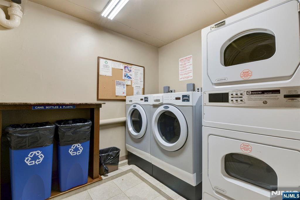 250 Gorge Road, Unit 17L Cliffside Park, NJ 07010 - Photo 16 of 30 a utility room with dryer and washer
