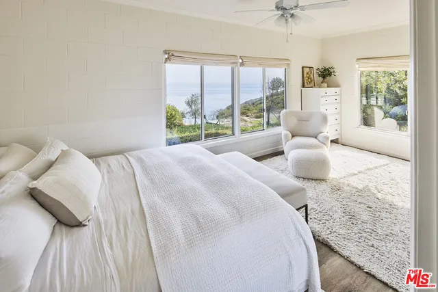 a view of an ocean from a balcony