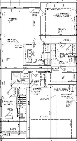 a view of hallway with stairs and wooden floor