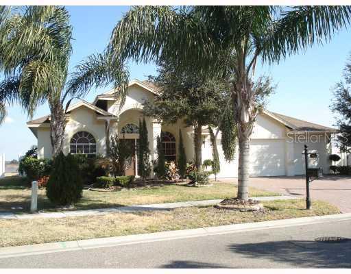 1713 Regal Mist Loop Trinity, FL 34655 - Photo 1 of 1 Exterior Front - Pavered Driveway 3 Car Garage Conservation Lot