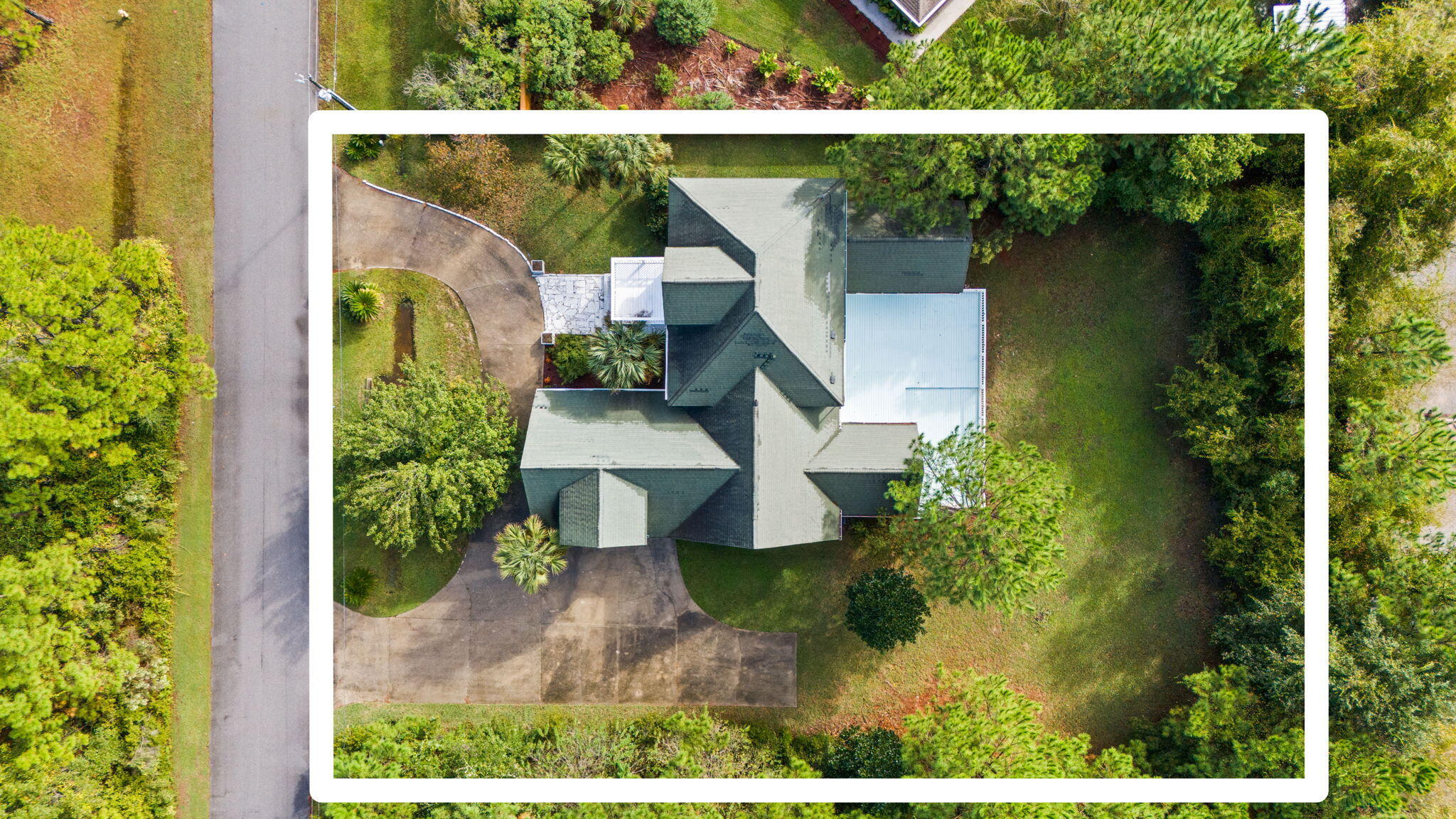 117 Santa Barbara Avenue Santa Rosa Beach, FL 32459 - Photo 116 of 116 an aerial view of a house with a yard