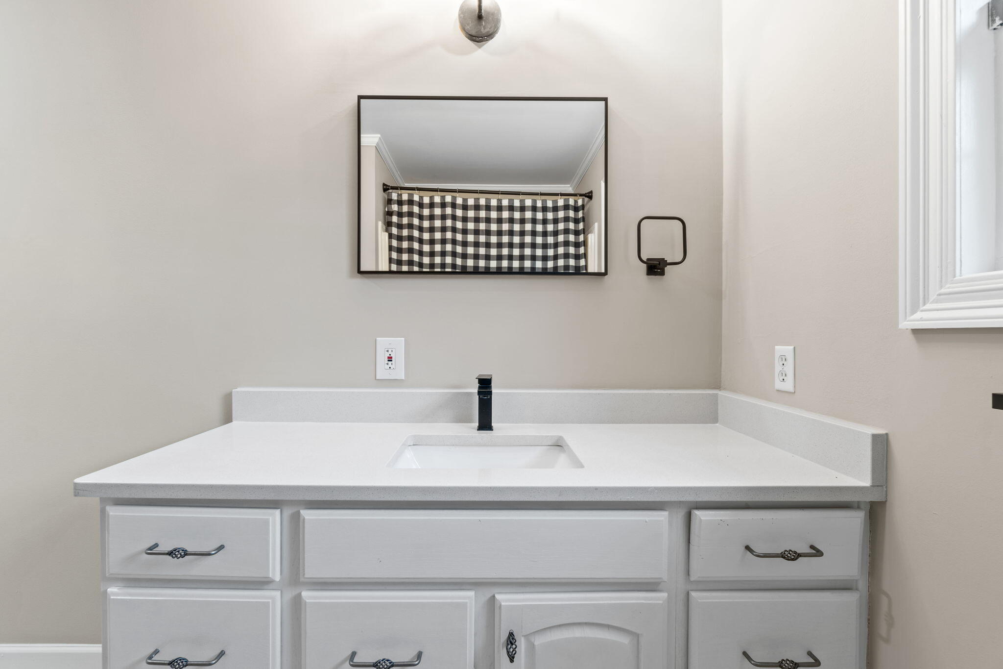 117 Santa Barbara Avenue Santa Rosa Beach, FL 32459 - Photo 71 of 116 a bathroom with a sink and a mirror