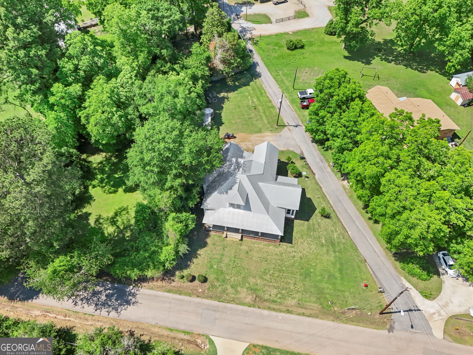 1205 Terrell Street Greenville, GA 30222 - Photo 42 of 50 an aerial view of a house