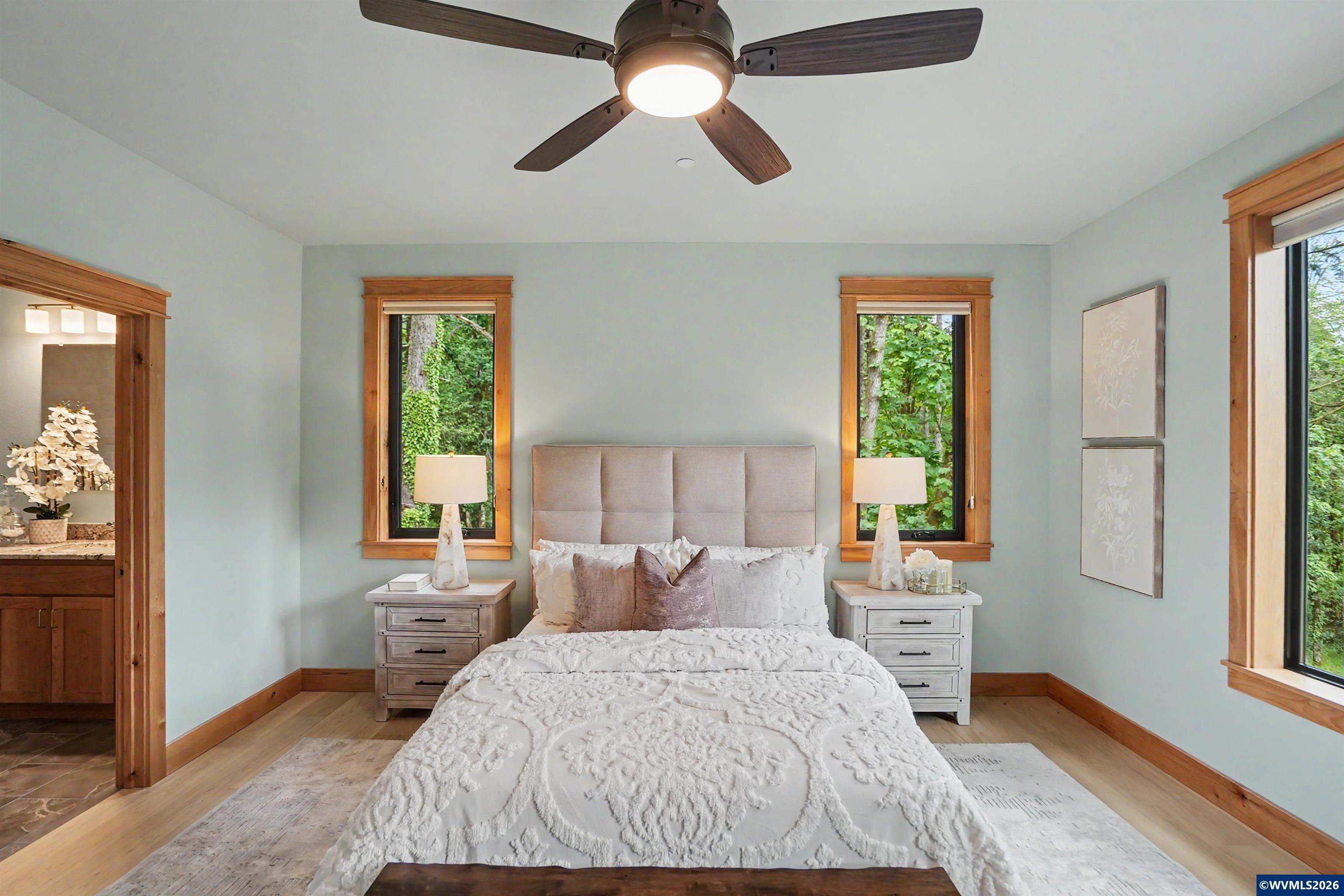 1155 Northwest Country Hills Road Corvallis, OR 97330 - Photo 41 of 48 a bedroom with a bed and a window