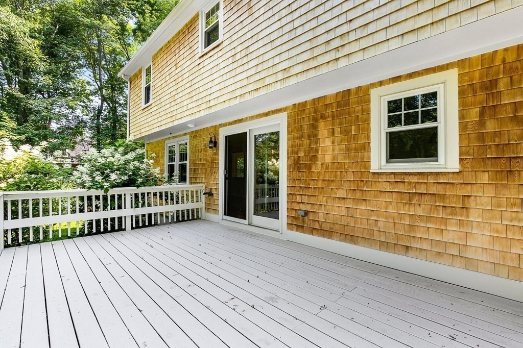 3 Chatham Circle Hingham, MA 02043 - Photo 10 of 36 a view of a wooden deck