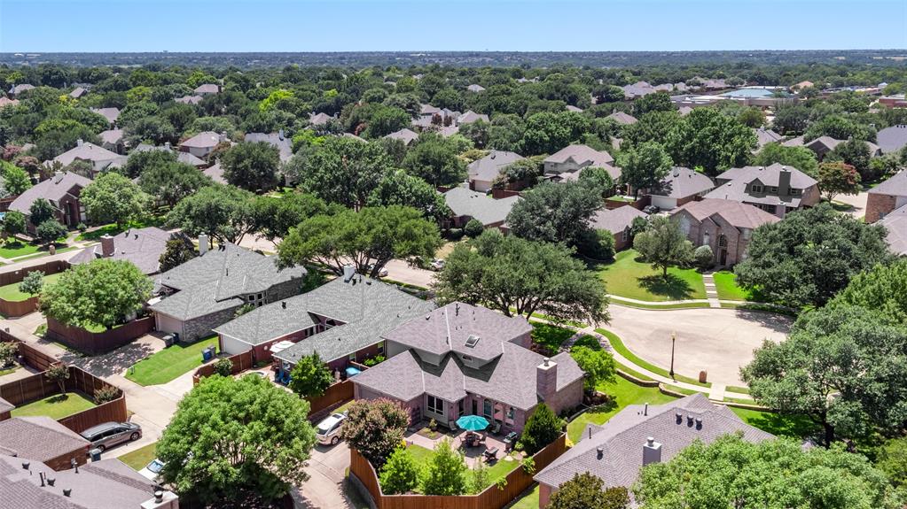 103 Sierra Court Allen, TX 75013 - Photo 23 of 28 an aerial view of a city with lots of residential buildings