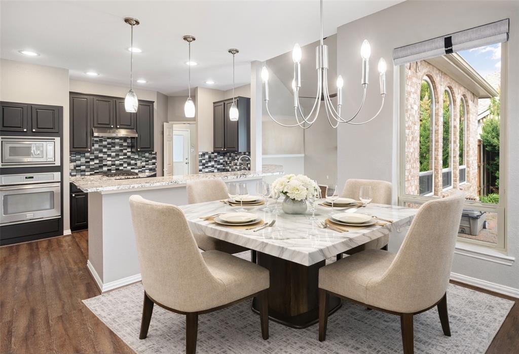 103 Sierra Court Allen, TX 75013 - Photo 7 of 28 a view of a dining room and livingroom view