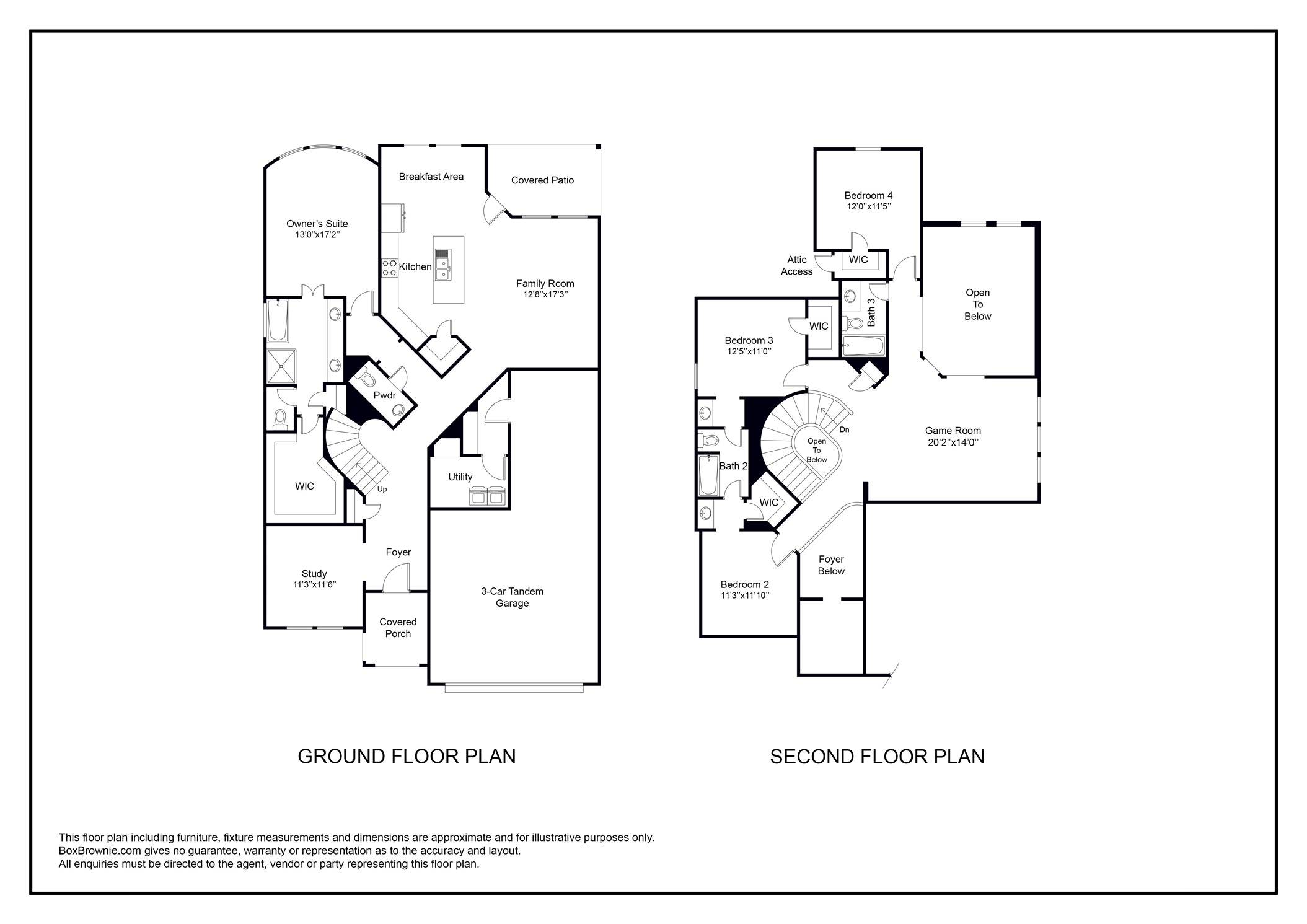 28227 Whitmore Bend Drive Spring, TX 77386 - Photo 36 of 36 Floorplan