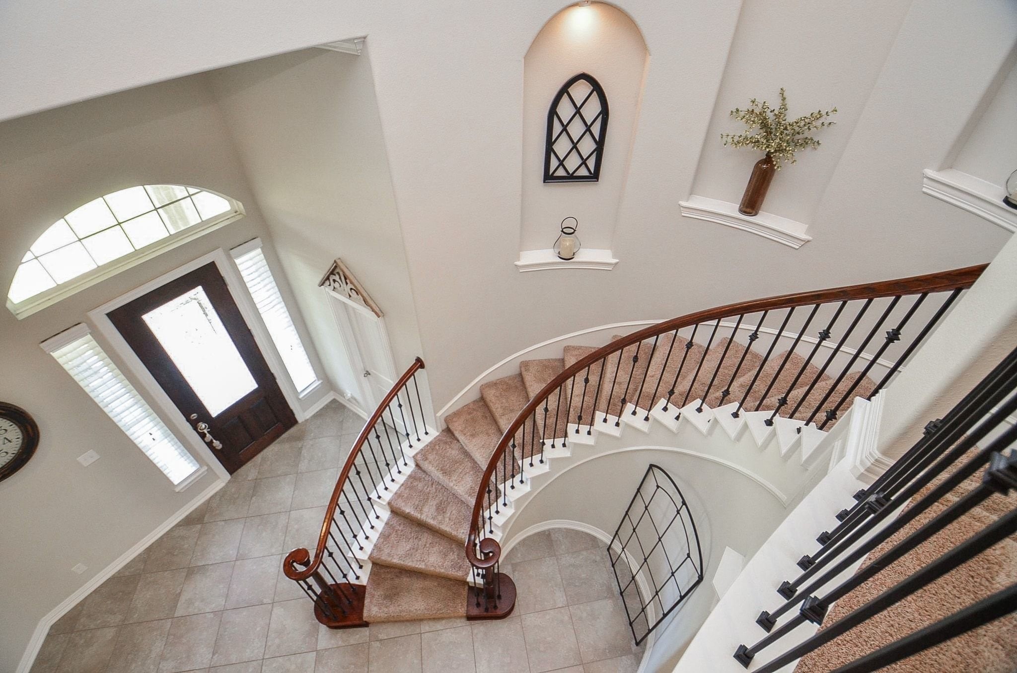 2714 Topaz Cove Lane Rosharon, TX 77583 - Photo 8 of 50 a view of staircase with wooden floor