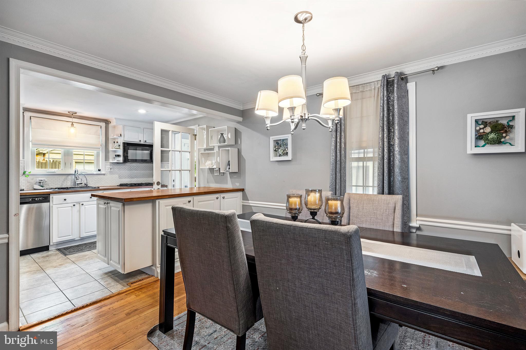 854 Church Road Springfield, PA 19064 - Photo 6 of 33 Dining room opens to kitchen