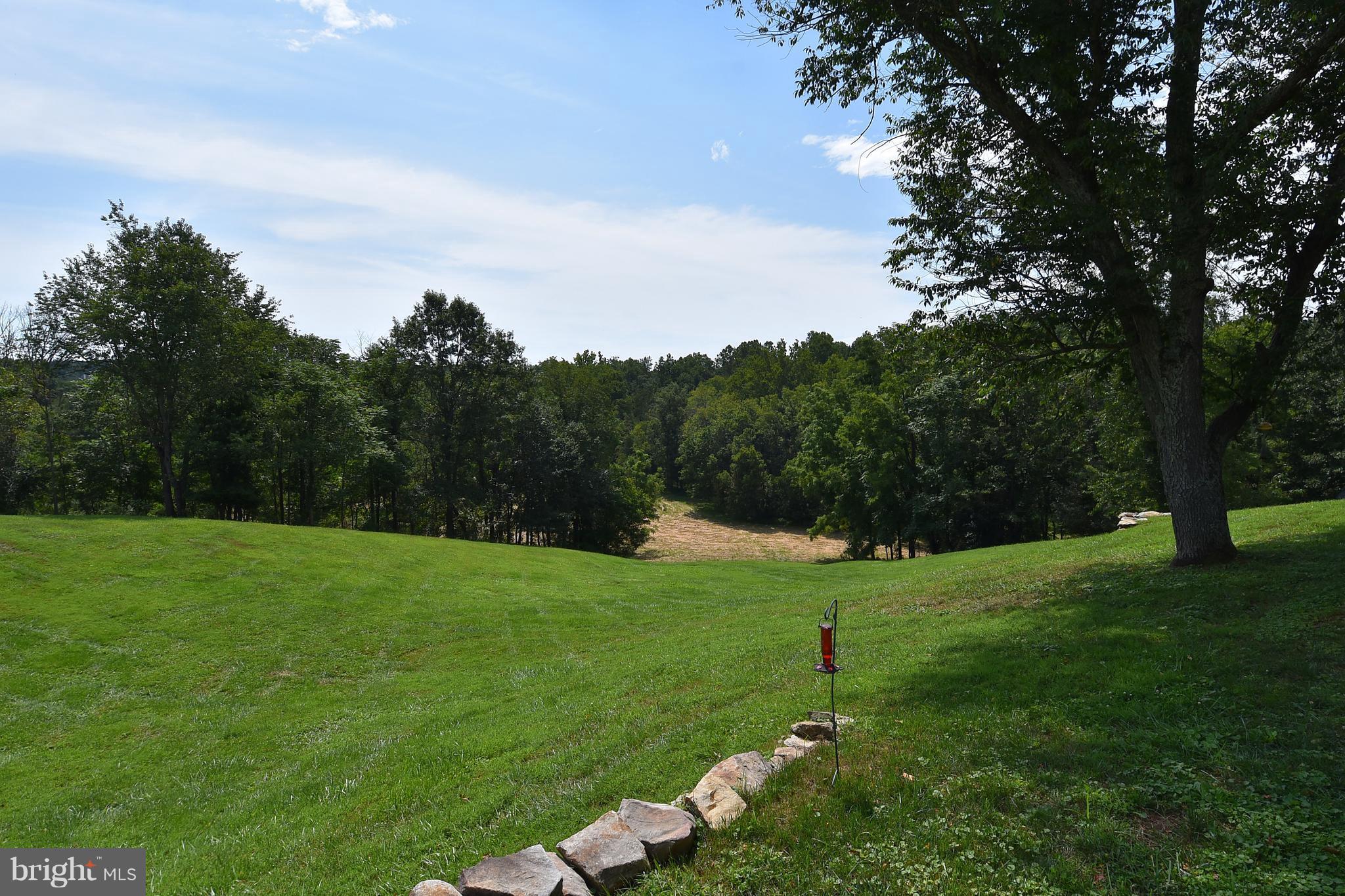 20046 St Louis Road Purcellville, VA 20132 - Photo 26 of 30 a backyard of a house with lots of green space and outdoor seating