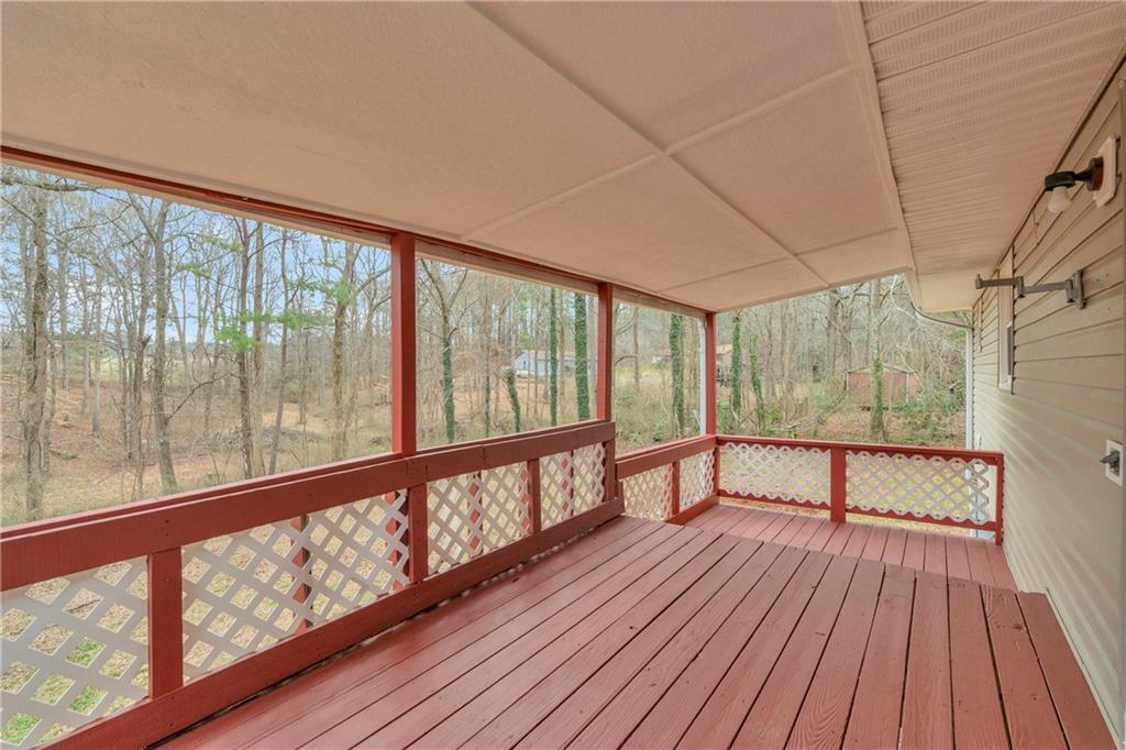 32 Cox Road Southeast Cartersville, GA 30121 - Photo 44 of 60 a view of a balcony with wooden floor