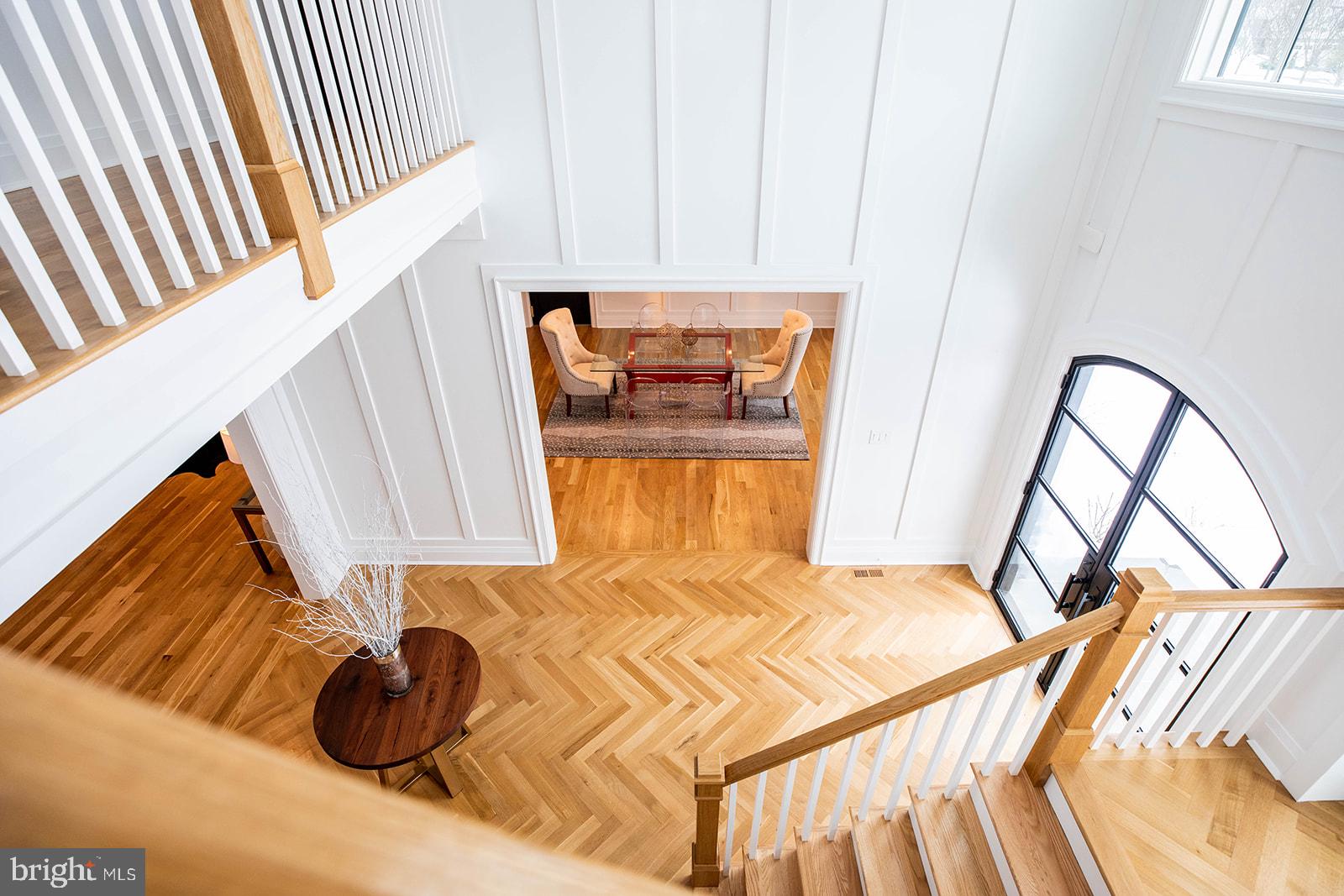 905 Wootton Road Bryn Mawr, PA 19010 - Photo 7 of 78 Foyer with herringbone quarter sewn oak floors