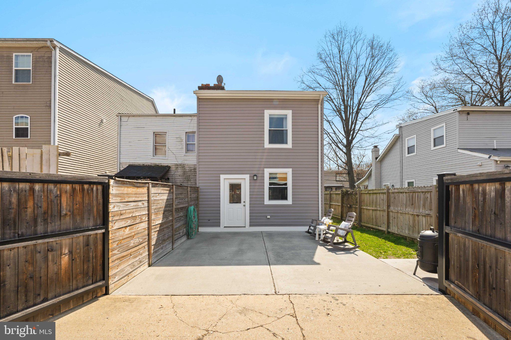4416 Gault Place Northeast Washington, DC 20019 - Photo 30 of 30 a view of a brick house with a area
